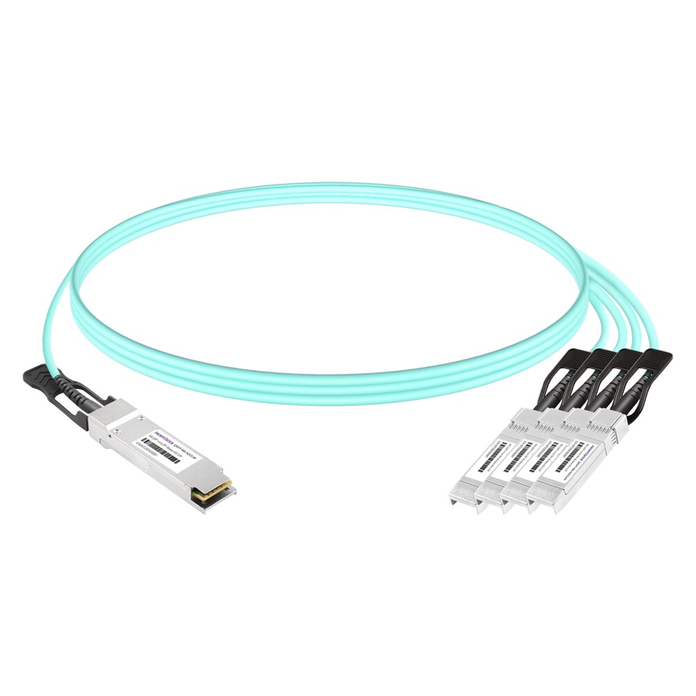 40G QSFP+ to 4x 10G SFP+ Breakout AOC Cable,xx Meter