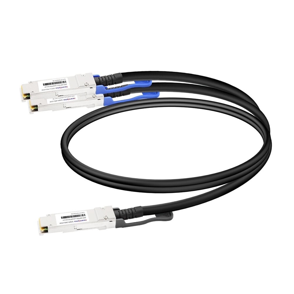200G QSFP56 to 2x 100G QSFP56 Copper Breakout Cable,2 Meters,Passive