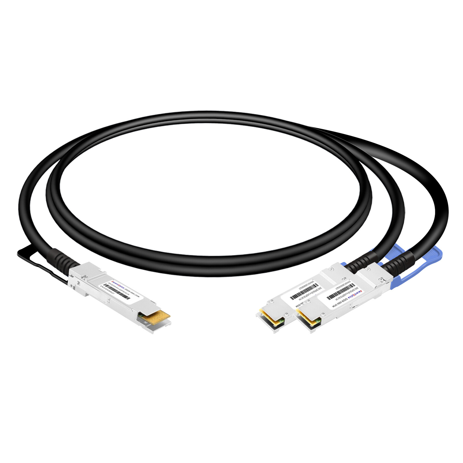 200G QSFP28-DD to 2x 100G QSFP28 Copper Breakout Cable,3 Meters,Passive