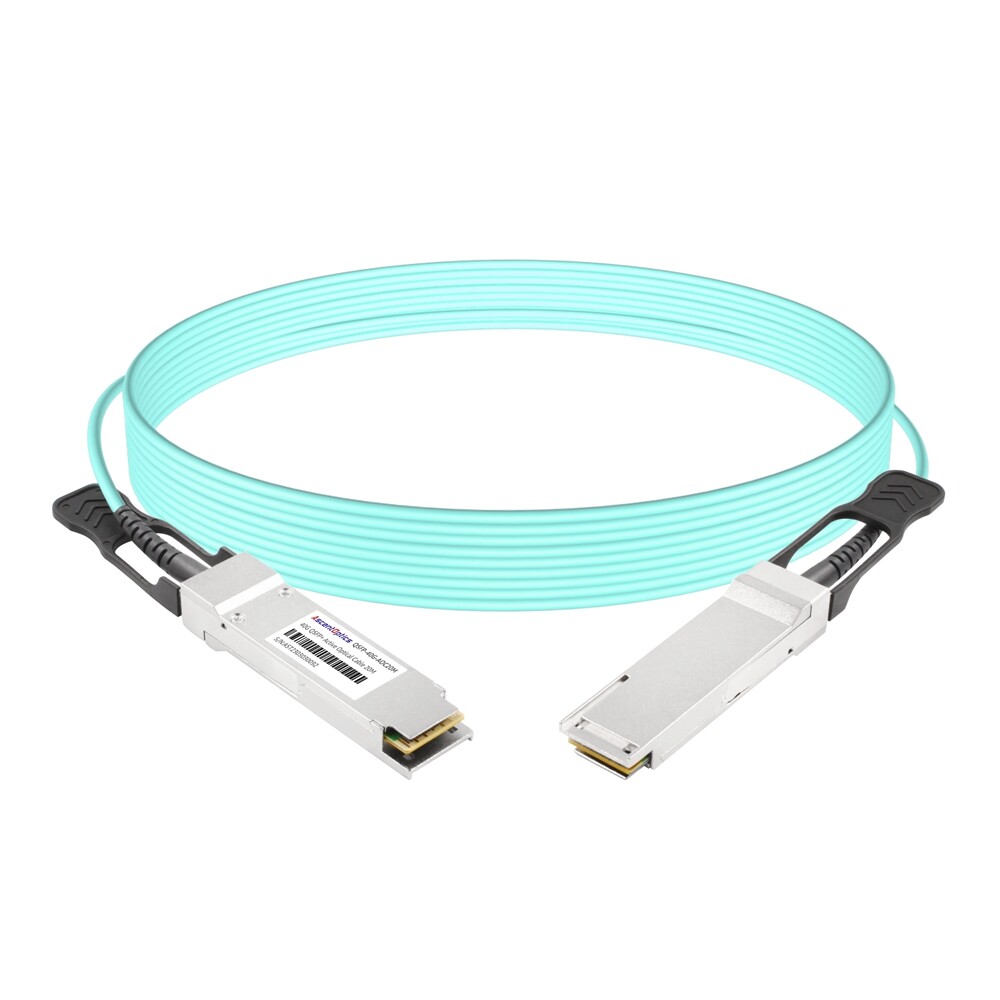 40G QSFP+ Active Optical Cable,20 Meters