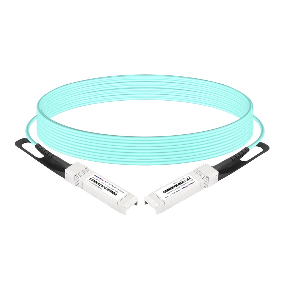 25G SFP28 Active Optical Cable,20 Meters