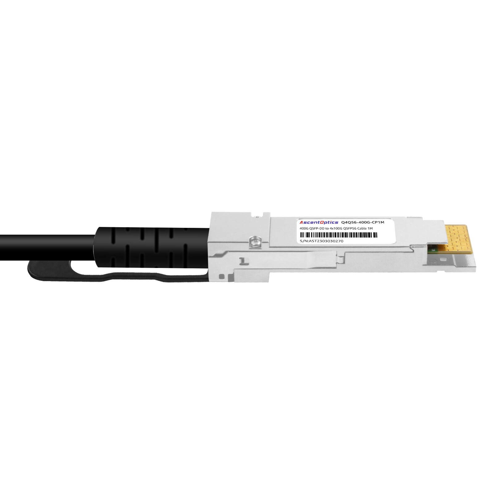 400G QSFP-DD to 4x 100G QSFP56 Copper Breakout Cable,1 Meter,Passive