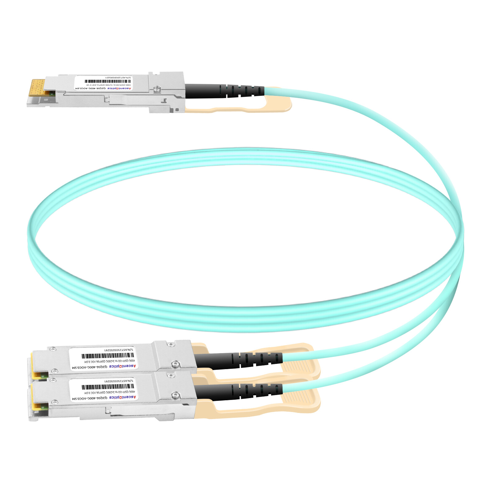 400G QSFP-DD to 2x 200G QSFP56 Breakout AOC Cable,xx Meter