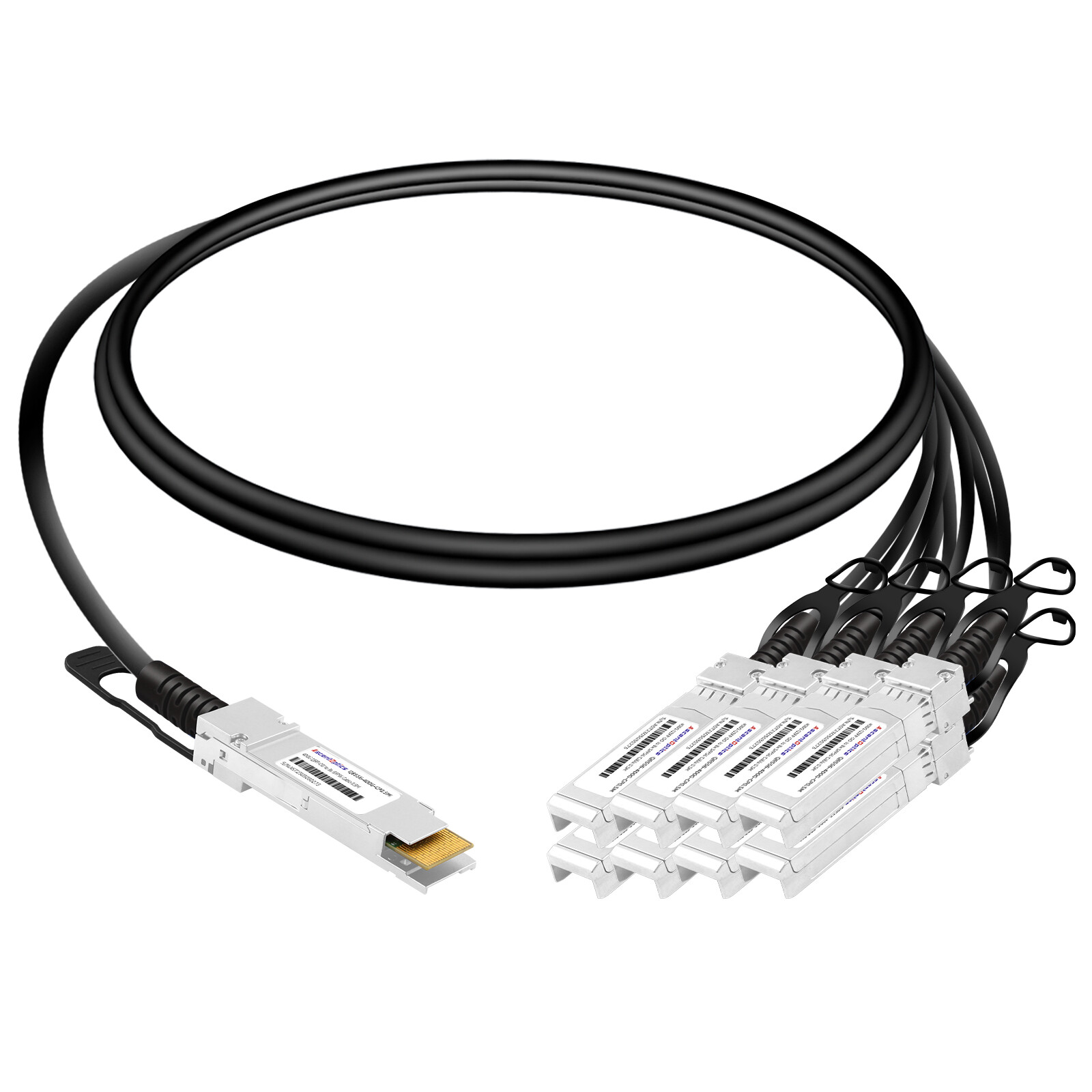 400G QSFP-DD to 8x 50G SFP56 Copper Breakout Cable,0.5 Meter,Passive